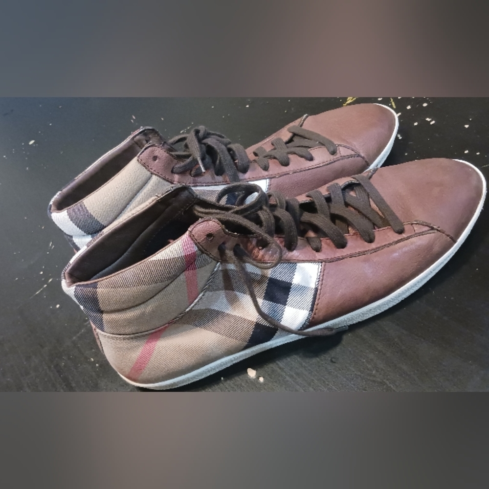 Burberry Vintage Check Hightop Sneaker